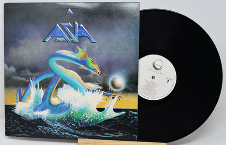 Vinyl record with colorful dragon design on the cover