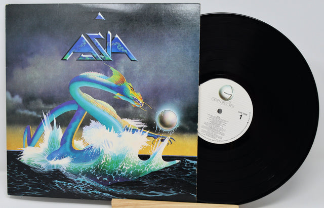 Vinyl record with colorful dragon design on the cover