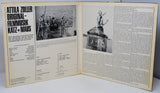 Open gatefold of Attila Zoller Katz und Maus soundtrack LP displaying inner artwork and film credits