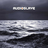 Album cover with 'Audioslave' logo over a dark ocean scene