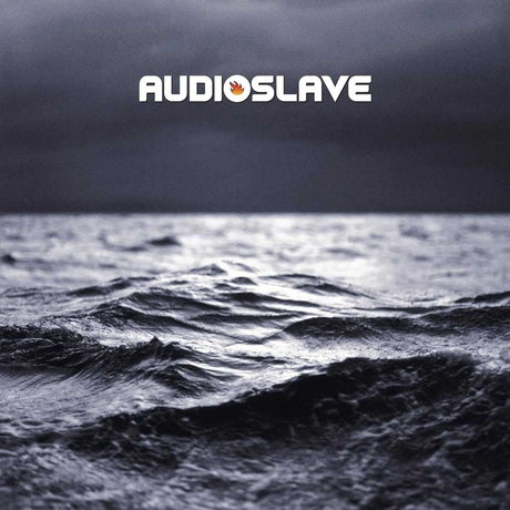 Album cover with 'Audioslave' logo over a dark ocean scene