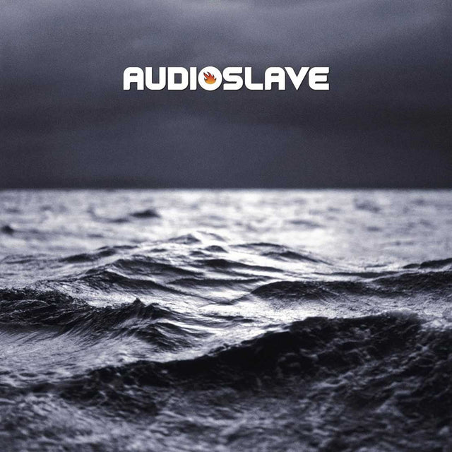 Album cover with 'Audioslave' logo over a dark ocean scene