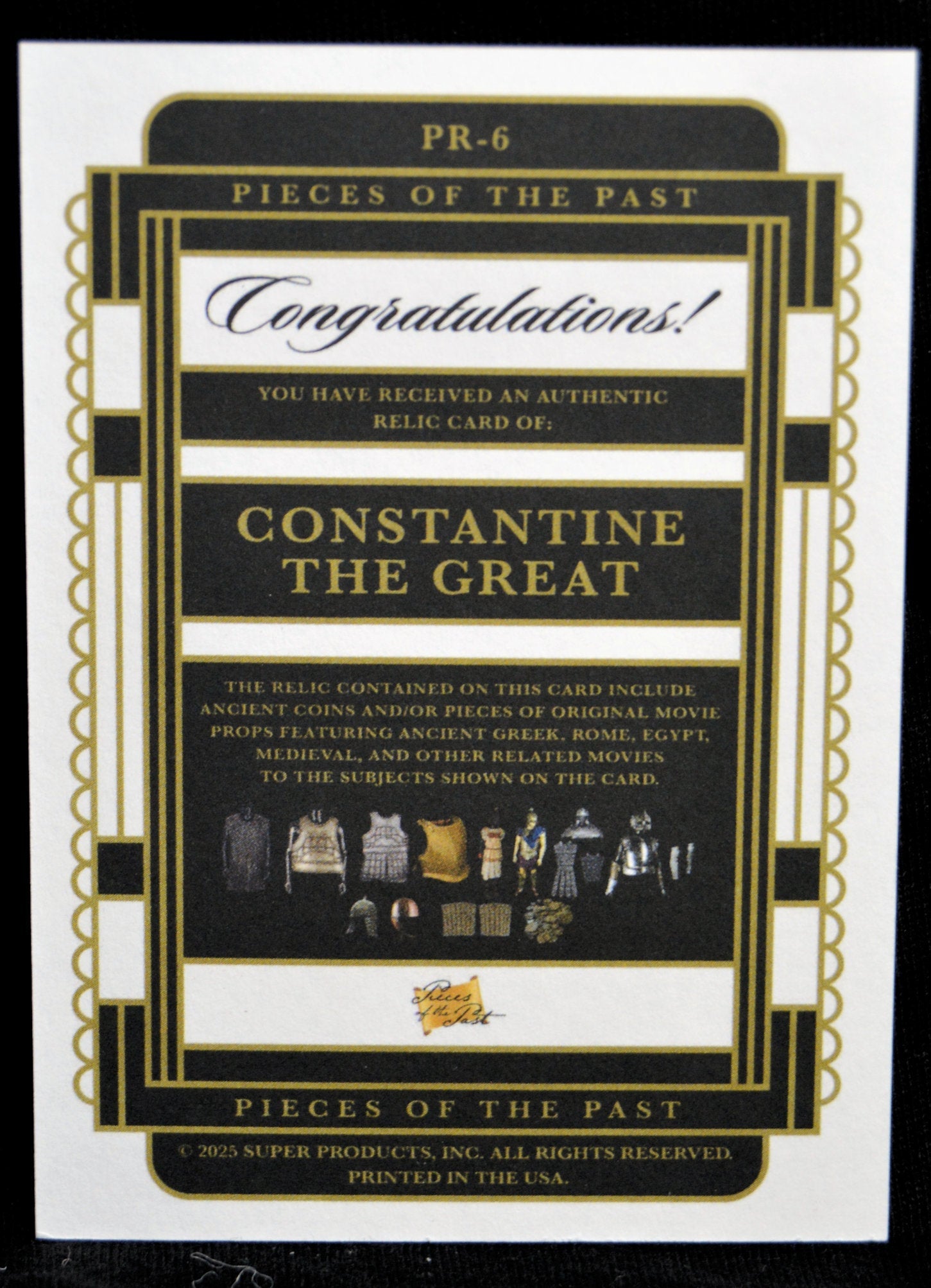 Constantine The Great - Keepsake Pieces of the Past RELIC Card