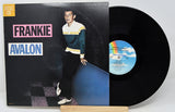 Vinyl record with cover featuring a person, labeled 'Best of Frankie Avalon'.