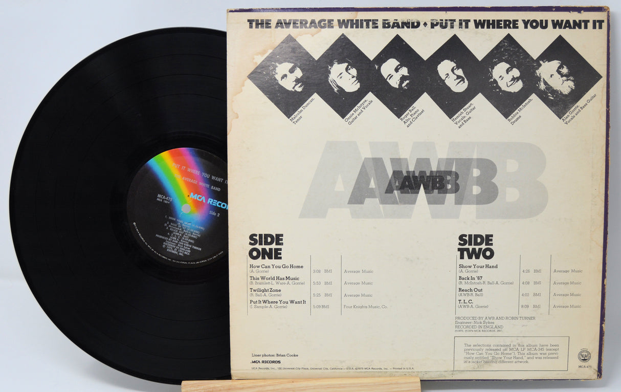 Average White Band - Put It Where You Want It