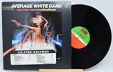 Vinyl record with cover featuring a woman in a bathtub and 'Average White Band' branding.