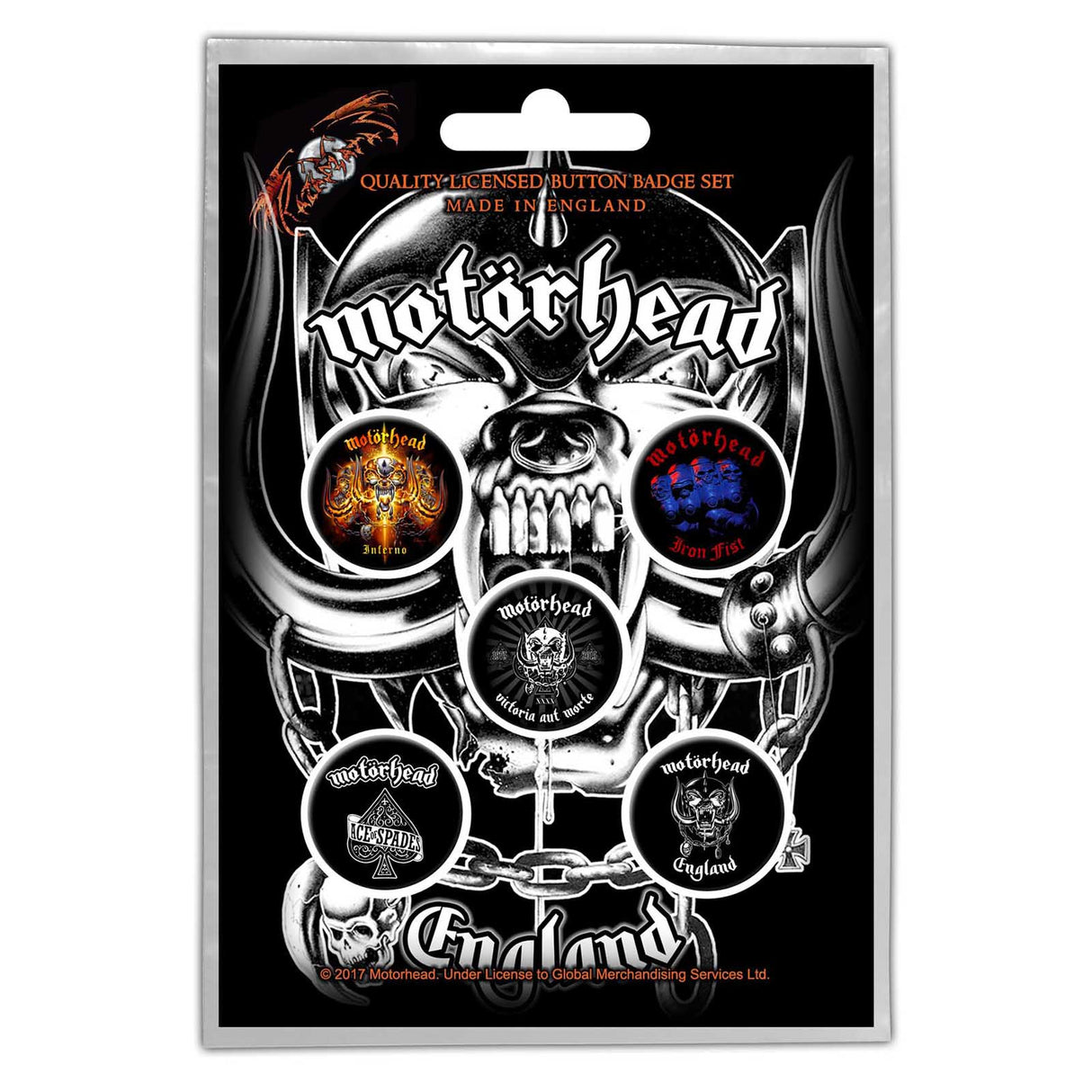 Motorhead - Buttons Pack