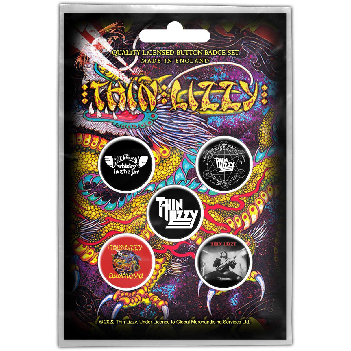 Thin Lizzy - Buttons Pack