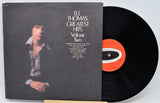 Vinyl record with cover featuring B.J. Thomas' 'Greatest Hits Volume Two' on a light gray background