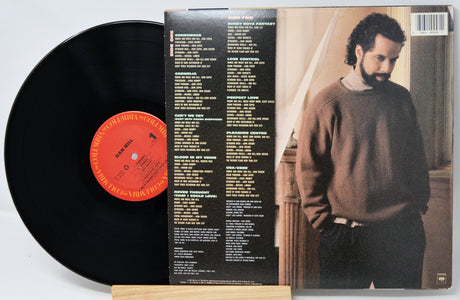 Dan Hill self-titled vinyl LP back cover with track listing and artist photo