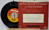 Band Aid 'Do They Know It's Christmas?' 45 RPM single record with red cover