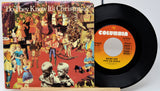 Band Aid 'Do They Know It's Christmas?' vintage 45 RPM vinyl with collage cover art