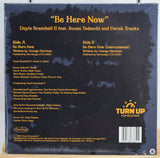 Back cover of Be Here Now vinyl by Doyle Bramhall II featuring track details and Turn Up For Recovery info