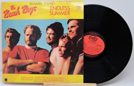 Vinyl record with cover featuring a group of men and 'Endless Summer' text.