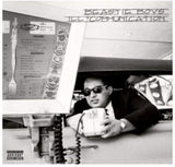 Beastie Boys - Ill Communication album cover featuring a black and white photo of a man and a fork on the cover, indicating a hip hop vinyl record.