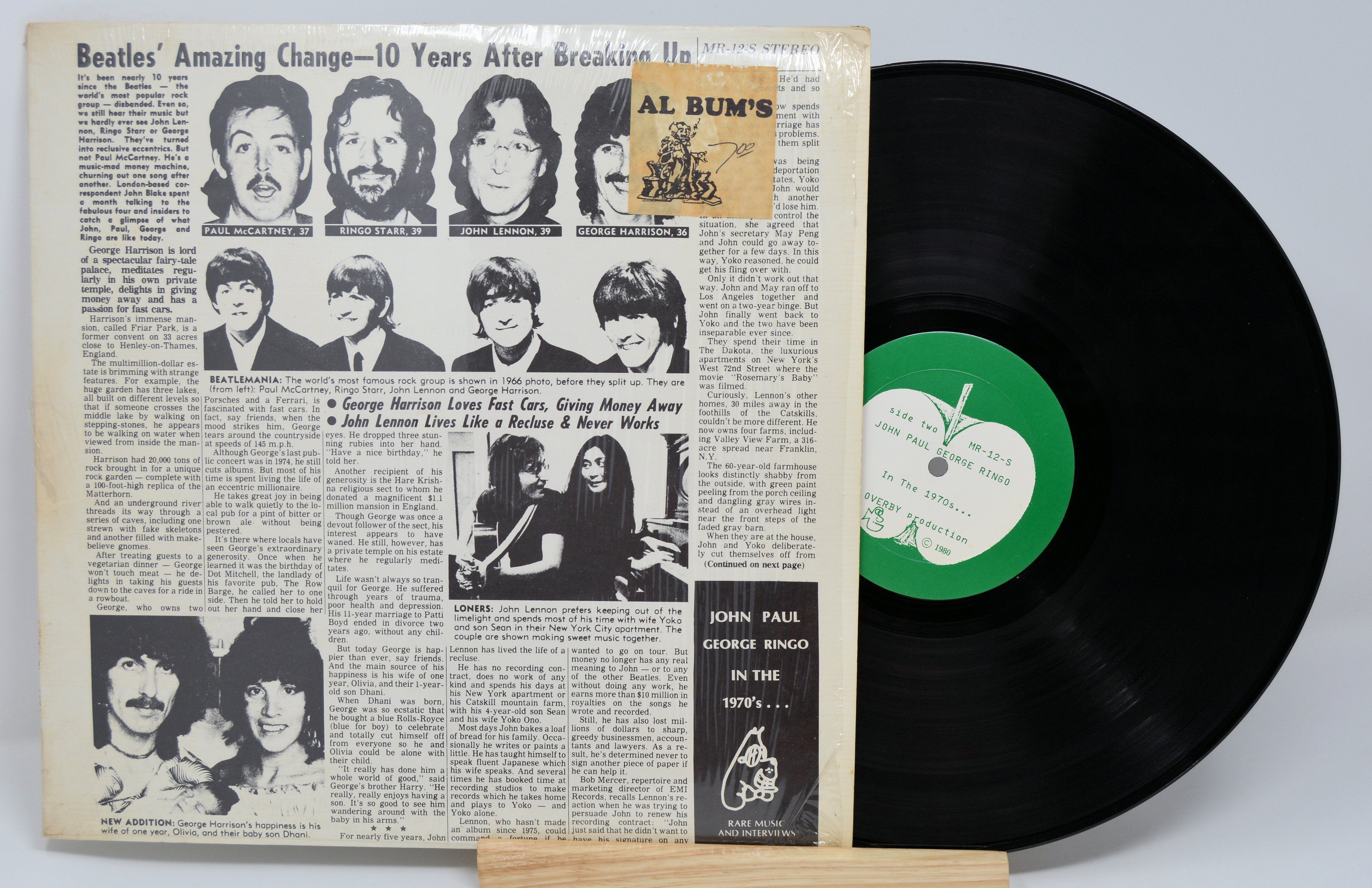Beatles - John Paul George Ringo In The 1970s, Vinyl Record