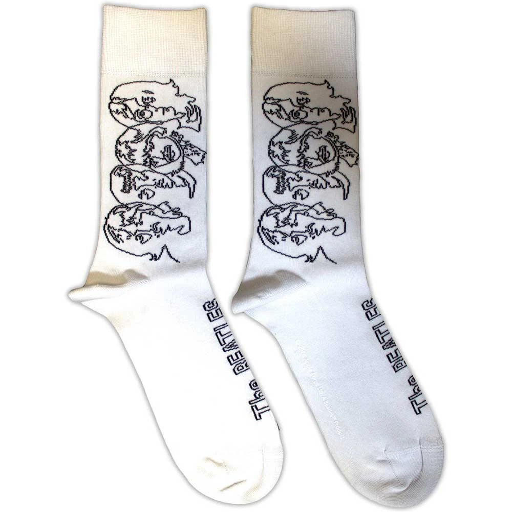 Beatles - White Album Faces Socks