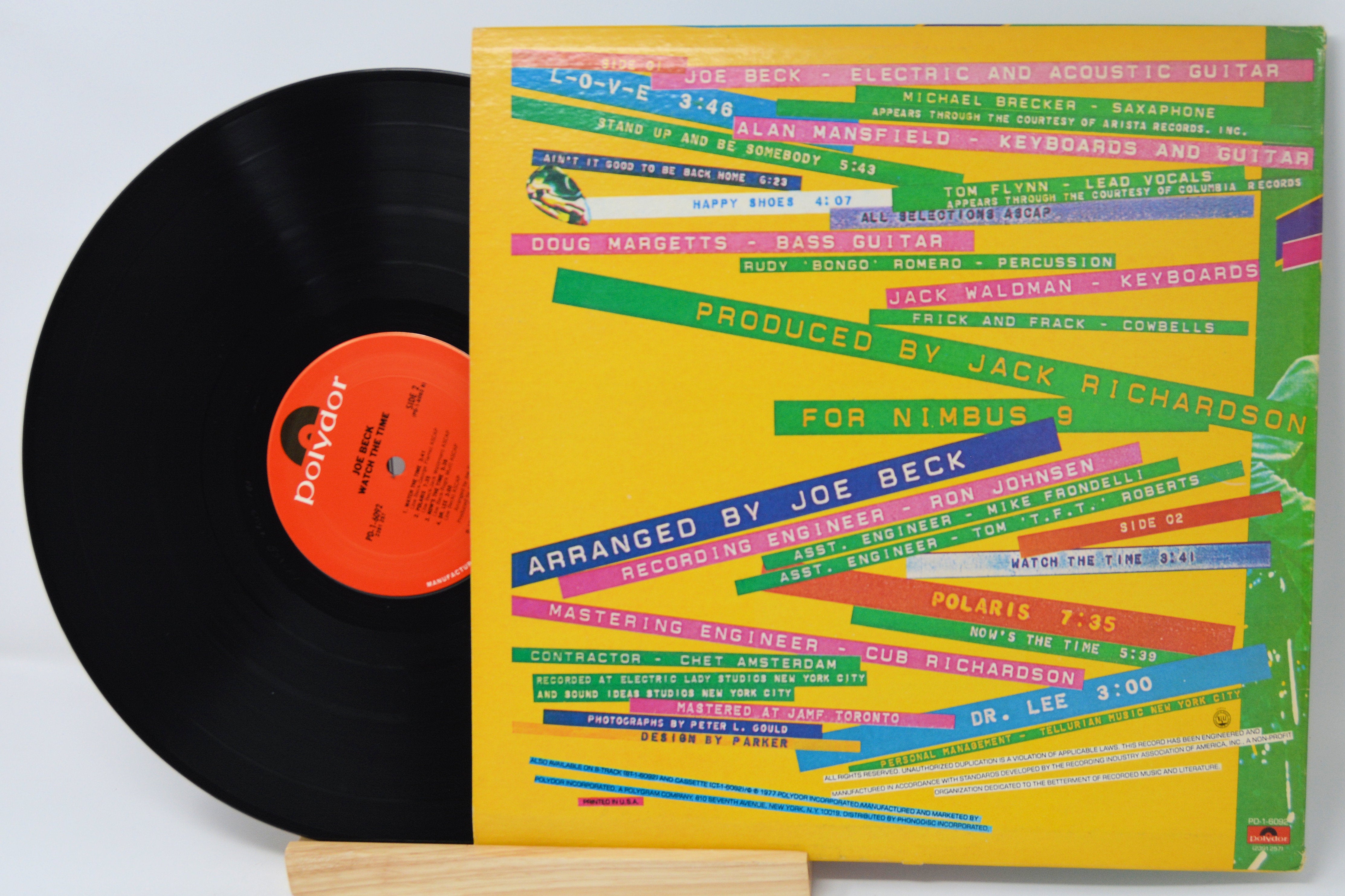 Joe Beck - Watch The Time, Vinyl Record Album LP – Joe's Albums