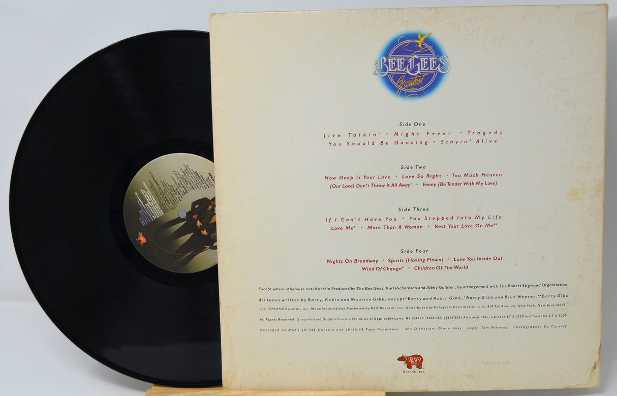 Vinyl record with 'Reflections' by Rick James on a white background