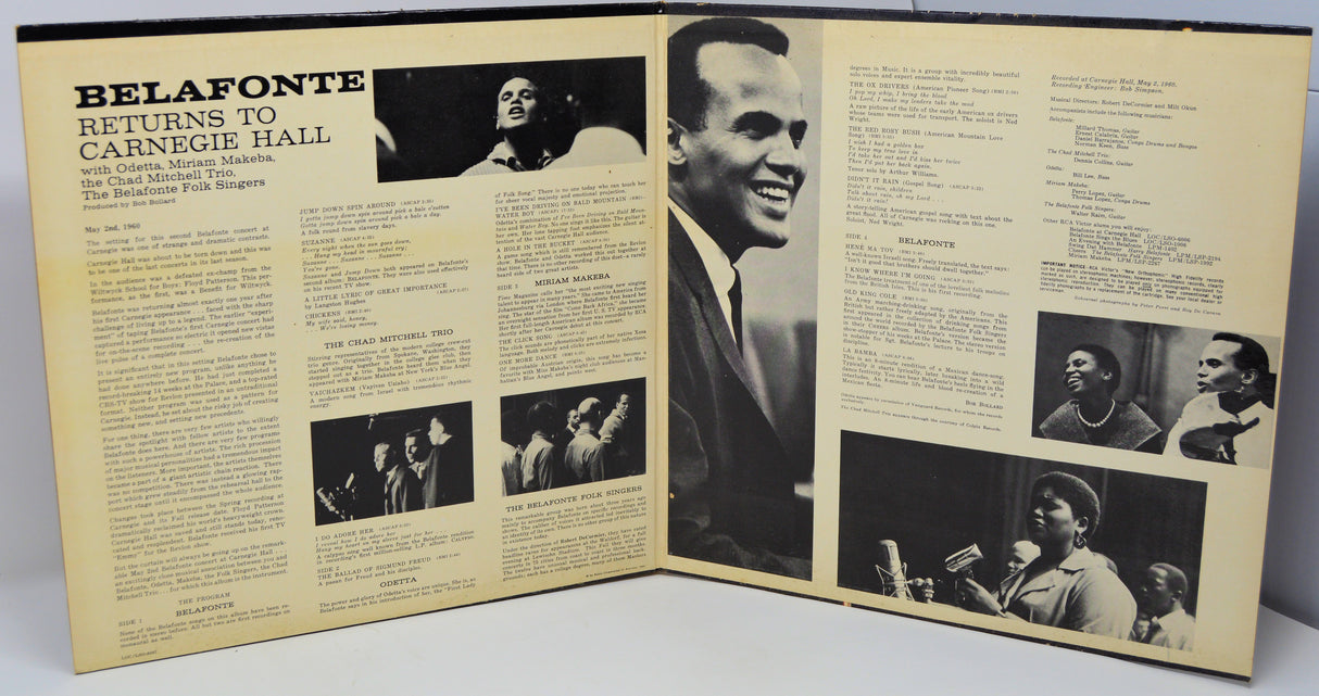 Belafonte, Harry - Returns to Carnegie Hall