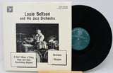 Vinyl record and cover featuring Louie Bellson and His Jazz Orchestra on a light gray background