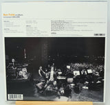 Back cover of a Ben Folds w/ iMusic CD album, showing track listings and a large black-and-white concert photograph on a white background.