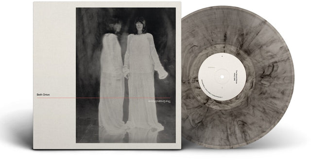 Smoke colored vinyl record with a cover featuring an artistic black and white image of Beth Orton for her album 'The Ground Above'.