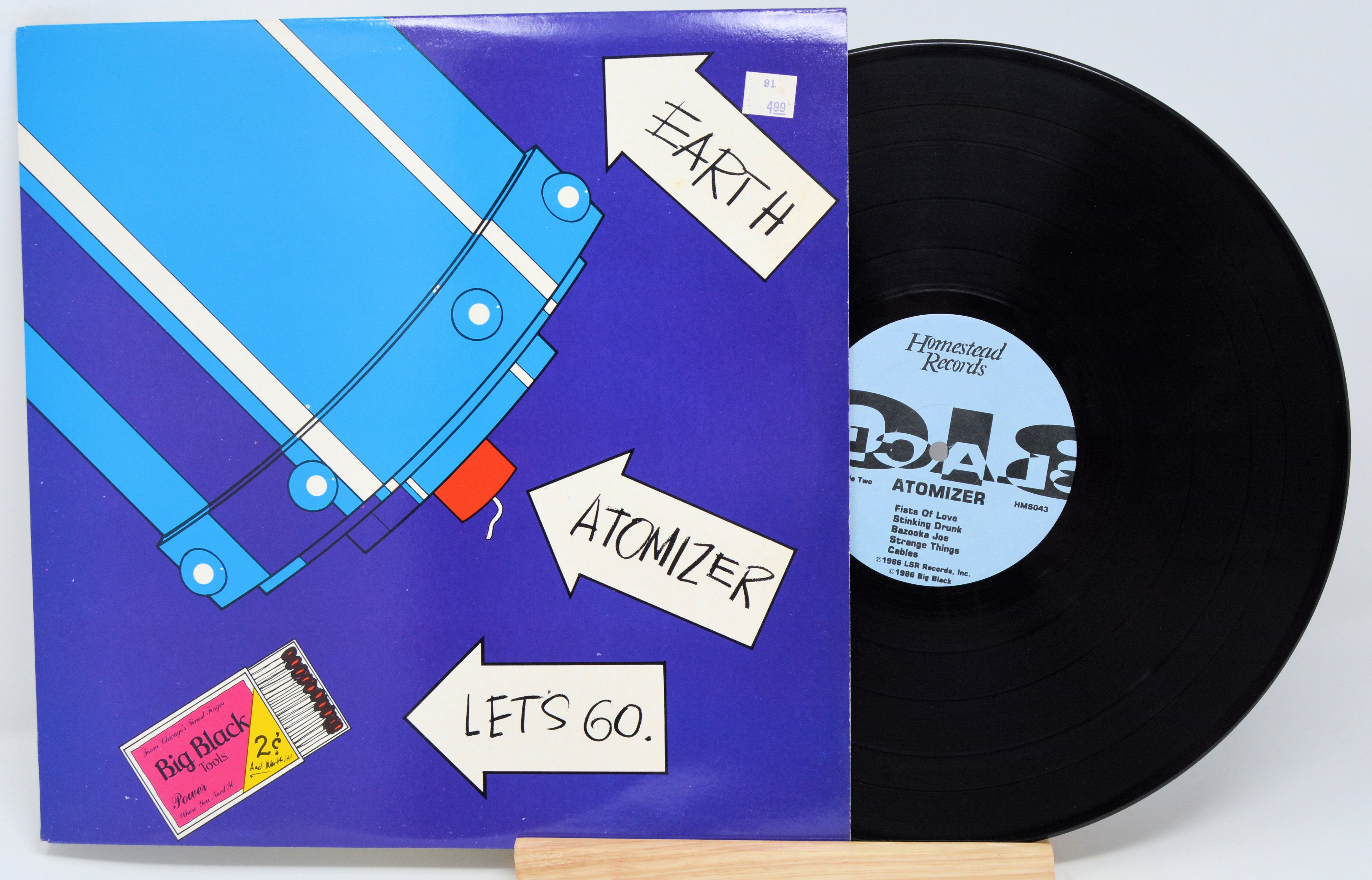 Big Black - Atomizer, Vinyl Record Album LP, Homestead