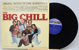 Vinyl record and cover for 'The Big Chill' soundtrack with Motown logo.