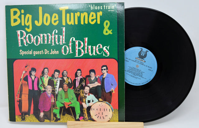 Vinyl record with front cover featuring 'Big Joe Turner & Roomful of Blues' and 'Dr. John'.