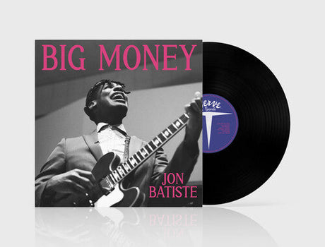 Big Money vinyl record cover by Jon Batiste with guitar image and album displayed