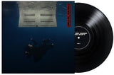 Billie Eilish 'Hit Me Hard And Soft' vinyl record with cover featuring a person underwater and text on a blue background