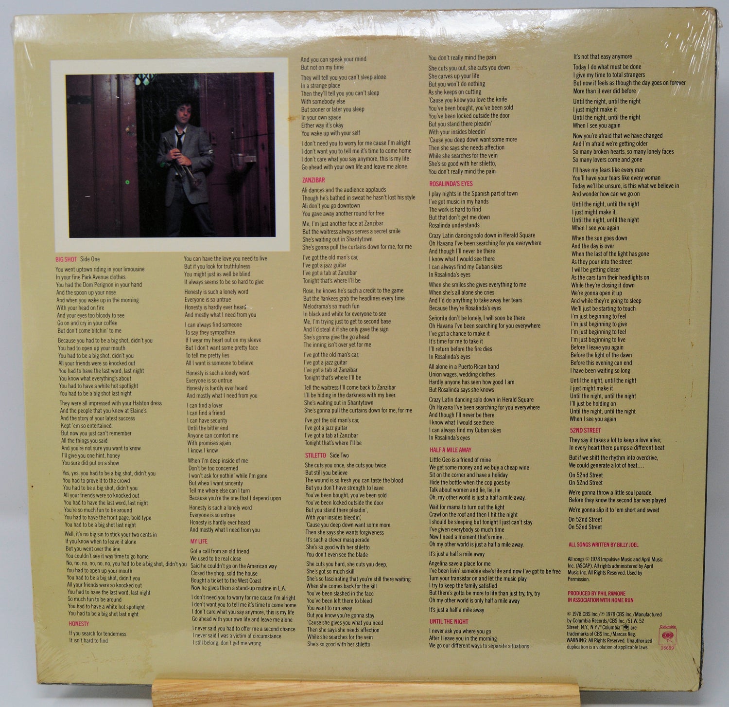 Joel, Billy - 52nd Street (OG Sealed)