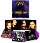Cover art for Black Sabbath - Reunion Live vinyl record featuring the band performing live with an audience in the background.