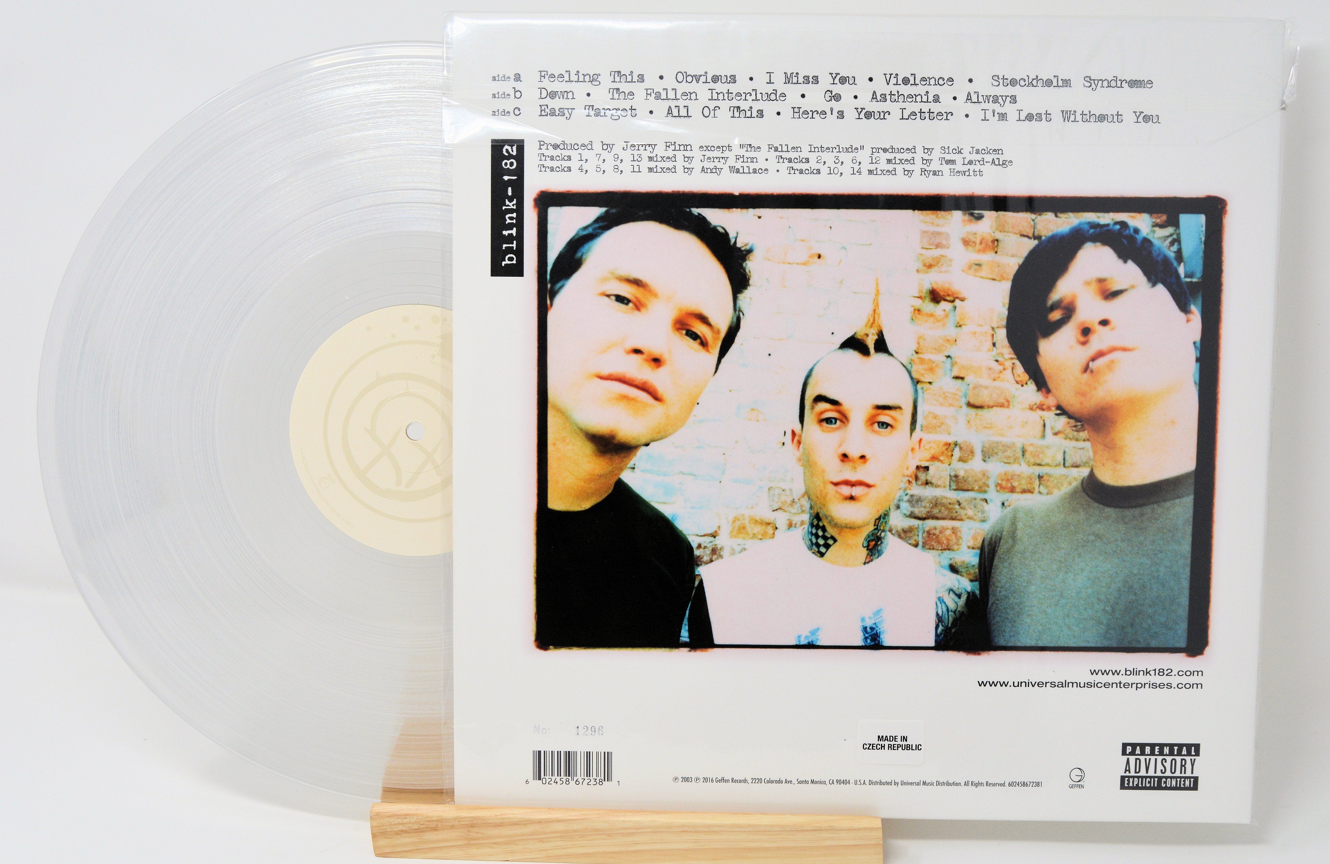 Blink 182 - Self Titled, Vinyl Record Album LP, IVC Clear Vinyl