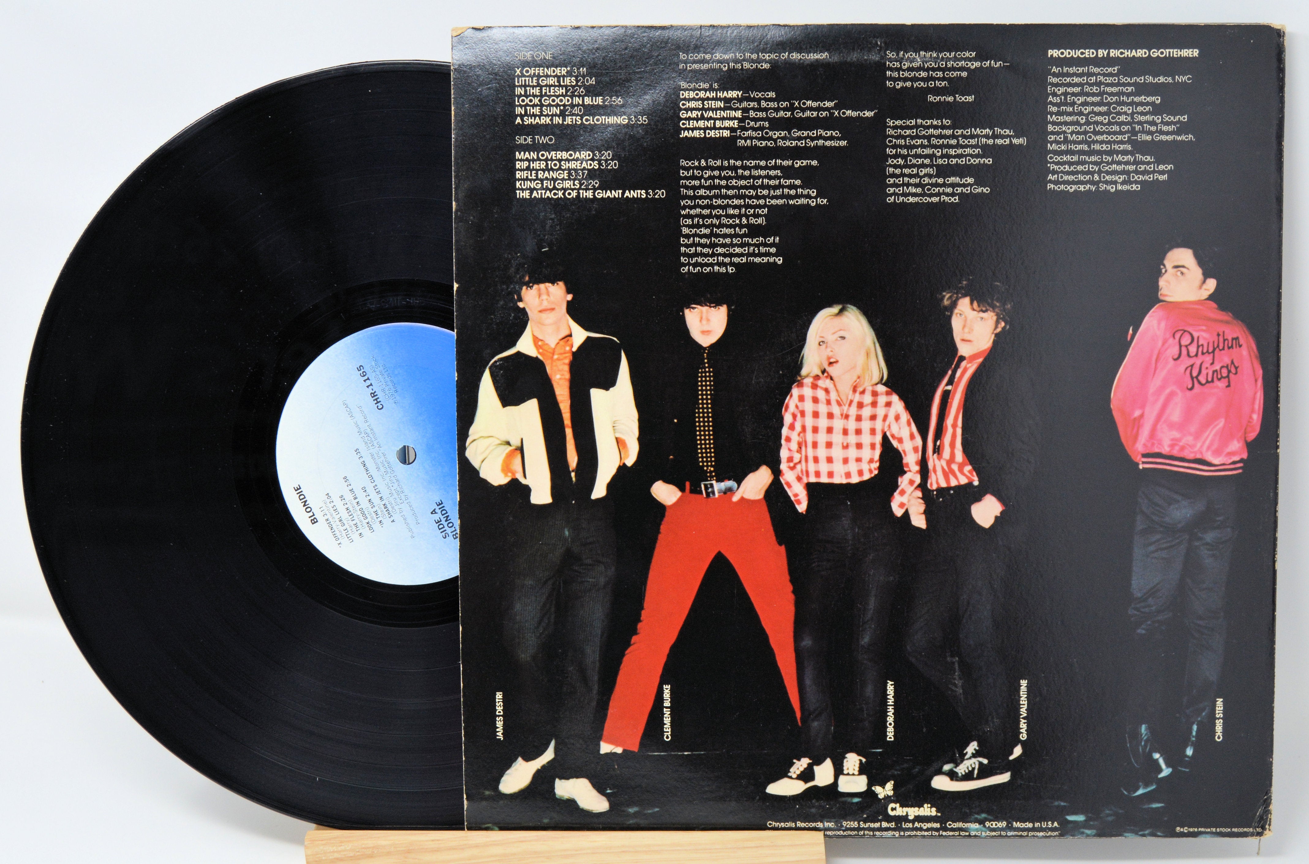 Blondie - Self Titled, Vinyl Record Album LP, Chrysalis Records