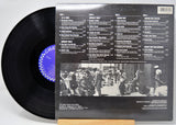 Vinyl record of blues rarities on the Chess label with back cover showing text of song titles and credits
