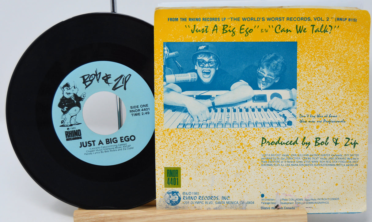 Bob & Zip - Just A Big Ego