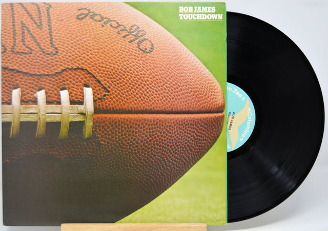 'Bob James Touchdown' Vinyl record with a football design on the cover