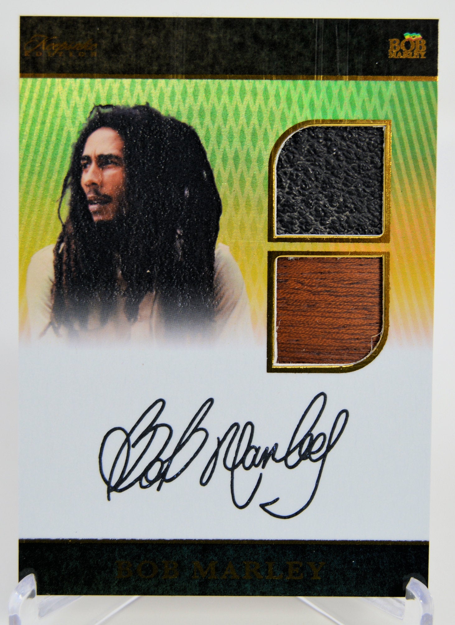 Bob Marley - Tour Piano and Guitar Relic Card
