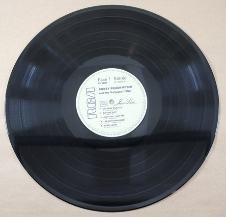 RCA vinyl record of Bobby Brookmeyer and His Orchestra 1956 Jazz Line edition