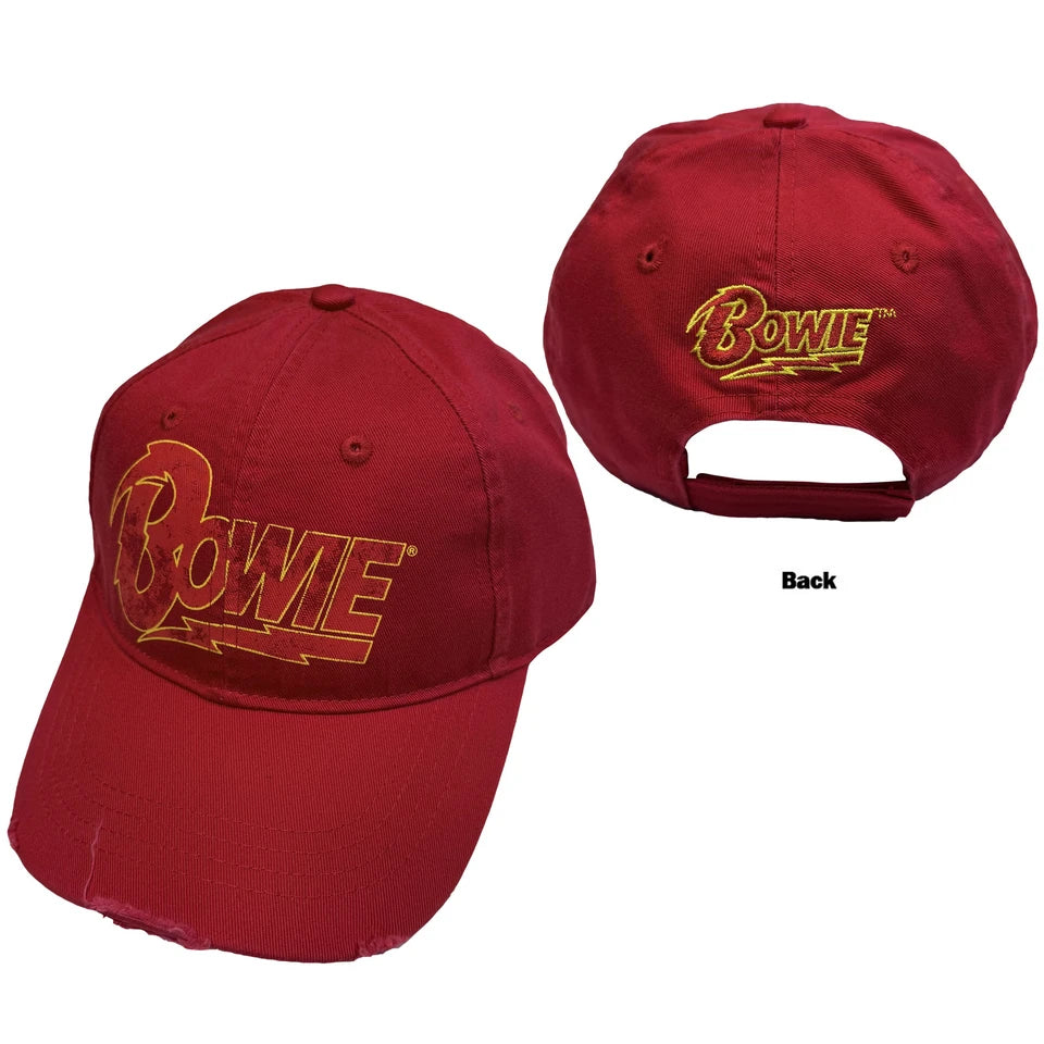 Bowie, David - Cap Flash Logo Red