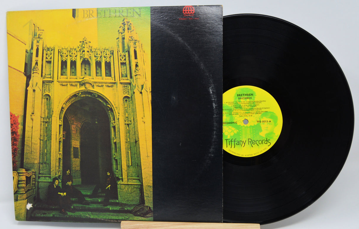 Vinyl record by Brethren with cover featuring an architectural design and 'Tiffany Records' label.