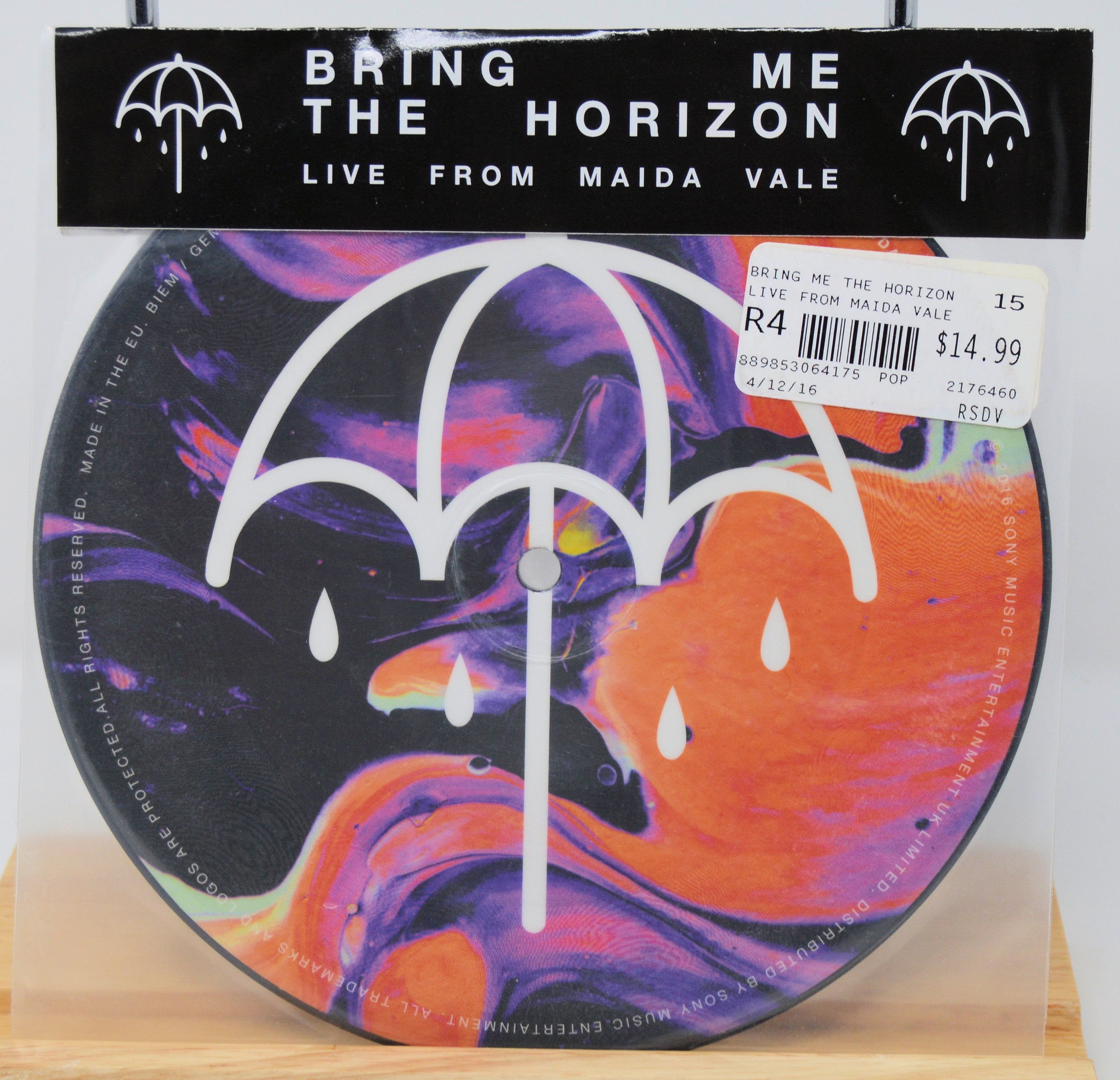 Bring Me The Horizon - Live From Maida Vale, 7 Inch Vinyl Record