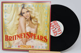 Front cover of Britney Spears Circus vinyl LP showing Britney Spears in a glamorous pose with bold album title