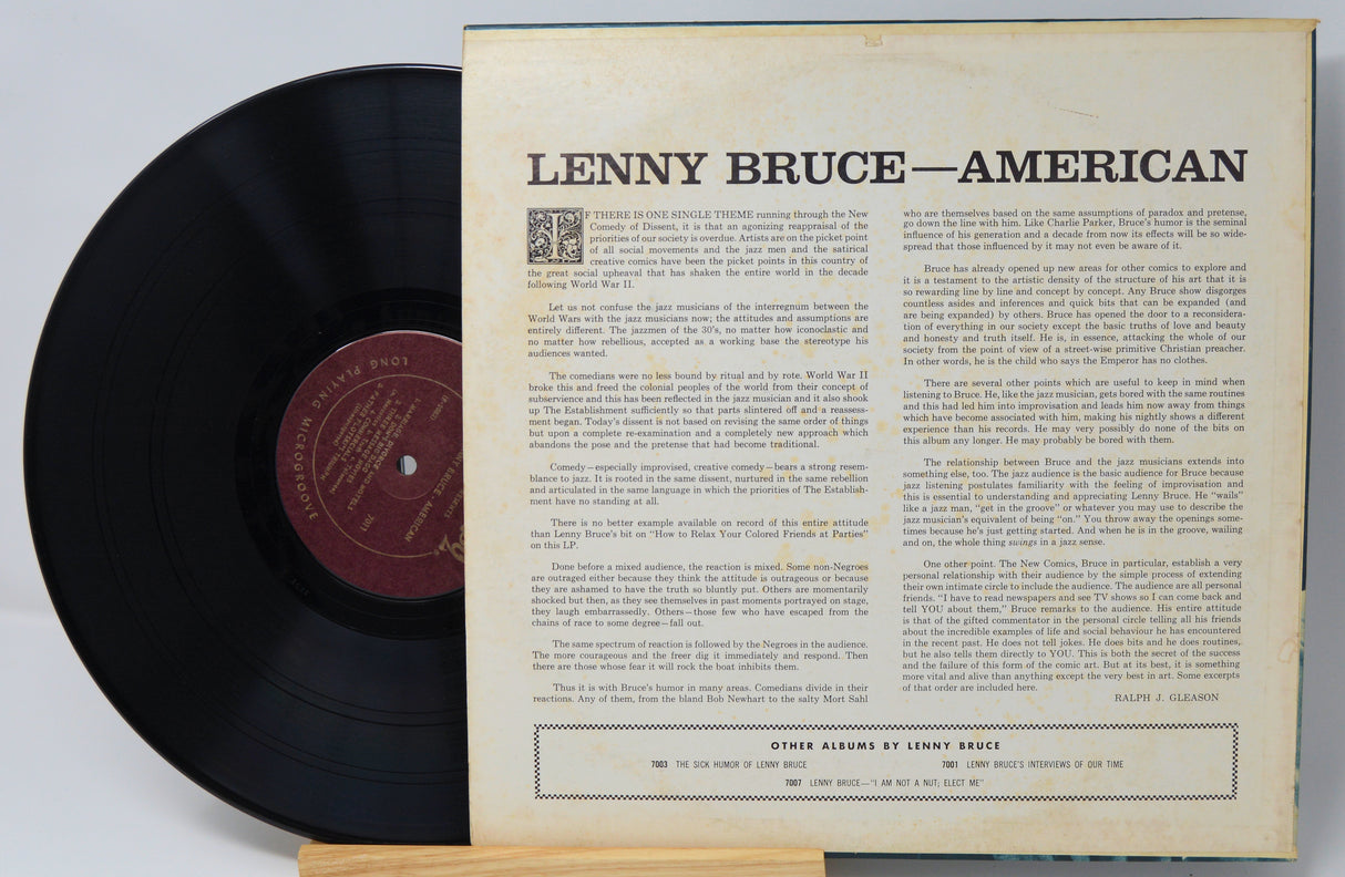 Bruce, Lenny - American