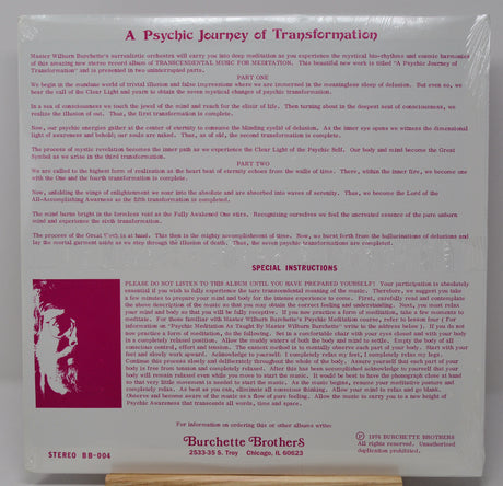 Burchette, Wilburn - Transcendental Music For Meditation
