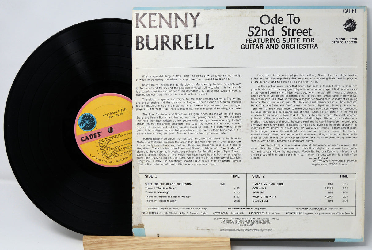 Burrell, Kenny - Ode To 52nd Street