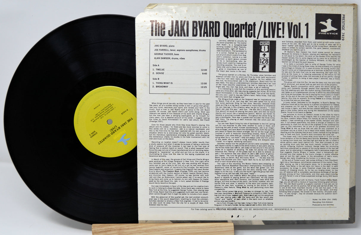 Byard, Jaki - Live! Vol. 1