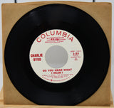 Vinyl record with Columbia label and Charlie Byrd's name on a cardboard sleeve.
